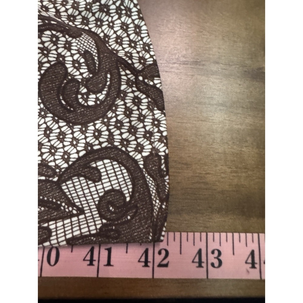 VTG Y2K London Times Chocolate Paisley Babydoll Midi Dress 10 Whimsigoth Boho - Picture 10 of 11